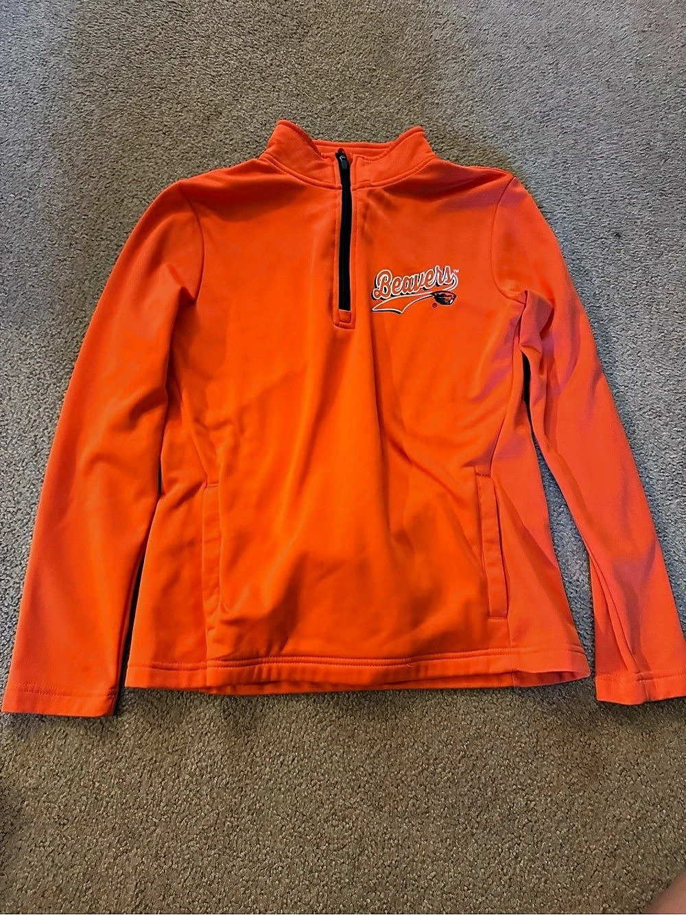 Champion Orange Oregon State Pullover Size Medium Like New